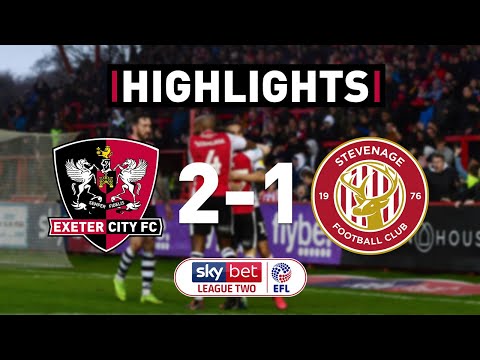 Exeter City Stevenage Goals And Highlights