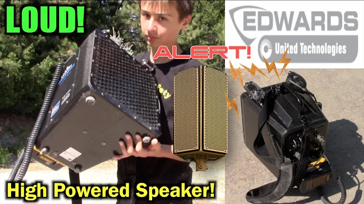 Testing/Showing the Edwards High Powered Handheld Speaker