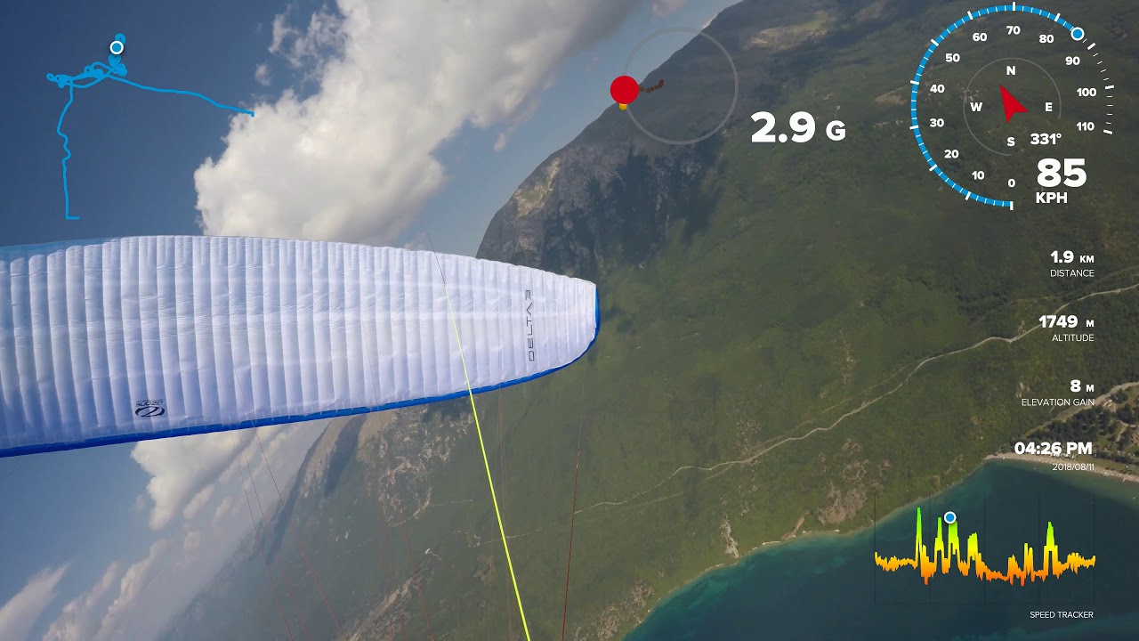 Spiral dive on Delta 3 - YouTube