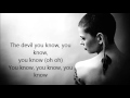 KOVACS THE DEVIL YOU KNOW LYRICS