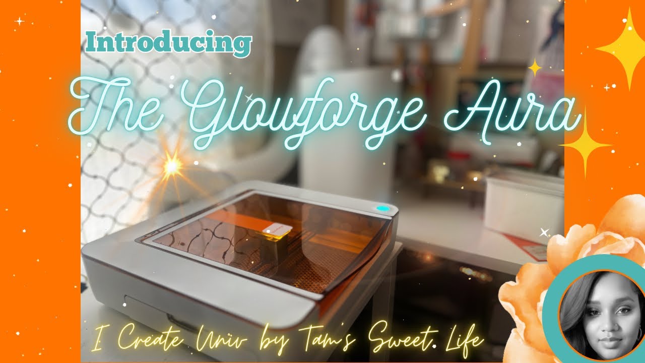 Transforming my craft room wall with the new Glowforge Aura. It's