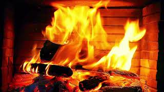 Cozy Fireplace 4K UHD: Crackling Burning Logs & Warm Glow for Relaxation, Peaceful Winter Nights