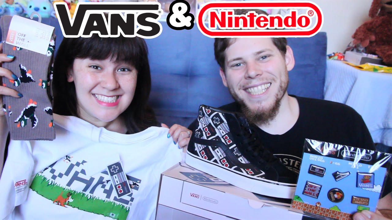 Opa Contractie botsen VANS X NINTENDO Collection :: Shoes and clothing haul! - YouTube