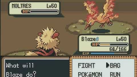 Pokemon Fire Red Walkthrough Part 53- EVIL Moltres