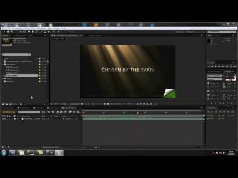 CZTUTORIÁL – After Effects 051 – Immortals trailer 2 titles