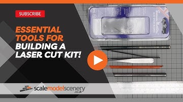 Essential Tools For Building Scale Model Scenery Laser Cut Kits