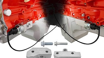 ICT Billet knock sensor relocation bracket install 2005 Chevrolet Avalanche