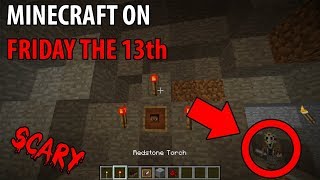 Why you should NEVER play Minecraft on Friday the 13th! (Scary Minecraft Challenge)