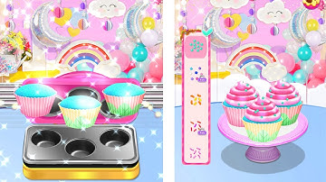 PLAY FUNNY COOKING GAME UNICORN CHEF BAKING #6 | CUPCAKE | PLAY GAME ON ANDROID /IOS