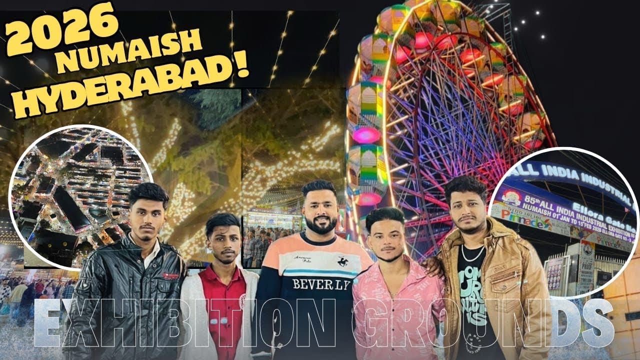 Hyderabad Nampally Exhibition Vlog 🎡 | Full Masti, Food & Fun | Must Visit 😍
