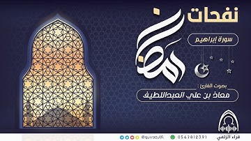 سورة ابراهيم معاذ العبد اللطيف