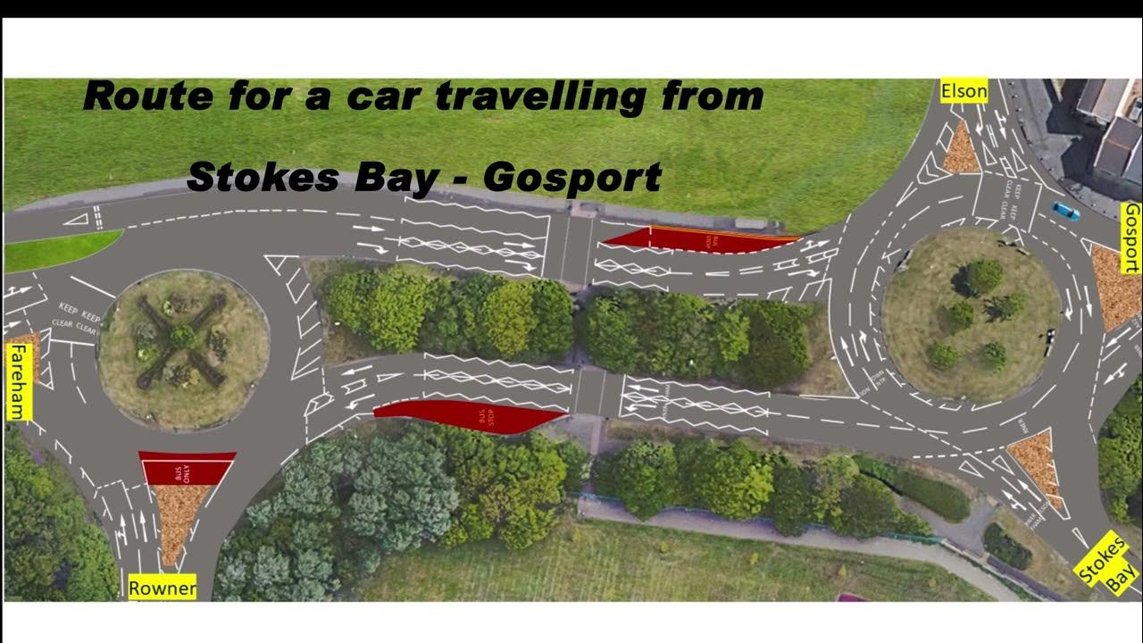 Brockhurst roundabout animation all routes from stokes bay YouTube