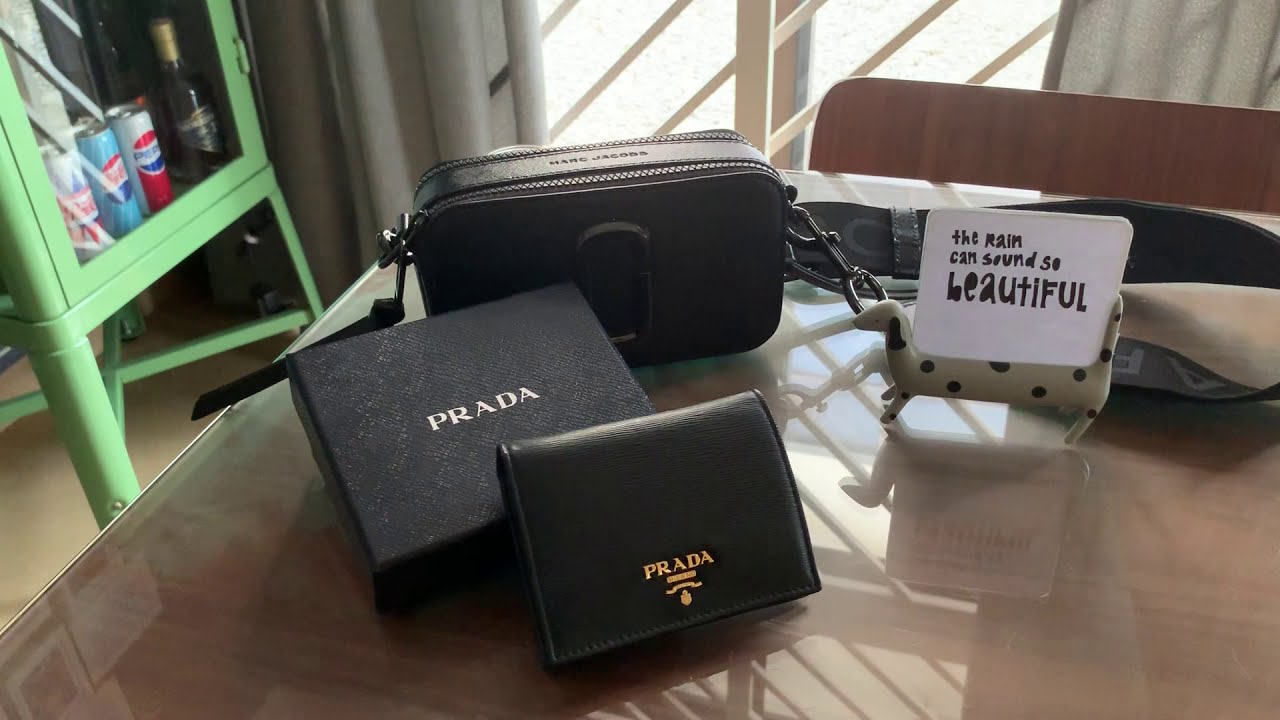 prada nero wallet