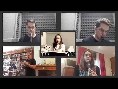 Clarinetes de la Escuela de Música en Salas de los Intantes