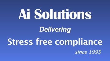 Ai Solutions: Delivering Stress Free Compliance Since 1995