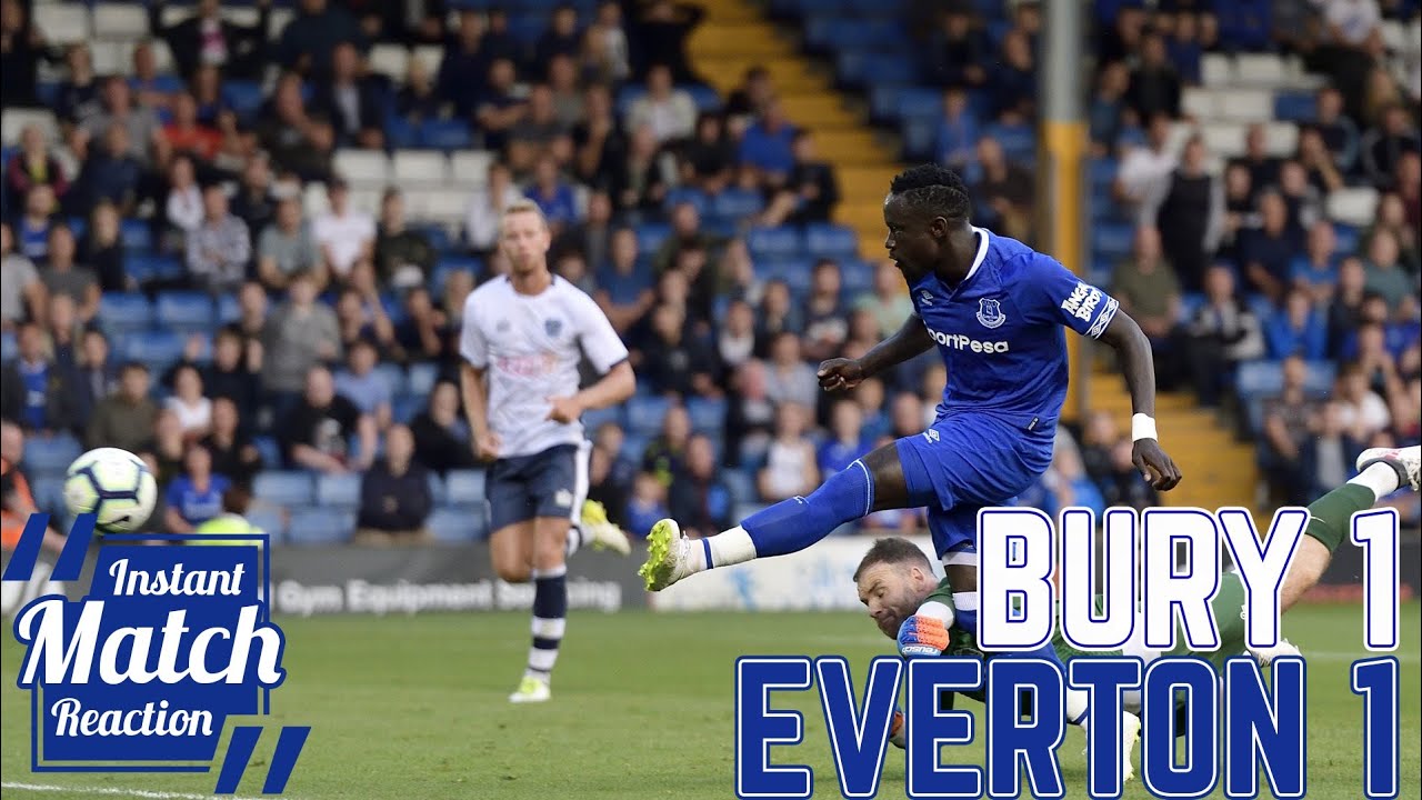 Niasse On The Mark As Blues Draw | Bury 1-1 Everton | Pre Season 18/19 efc organizasyon
