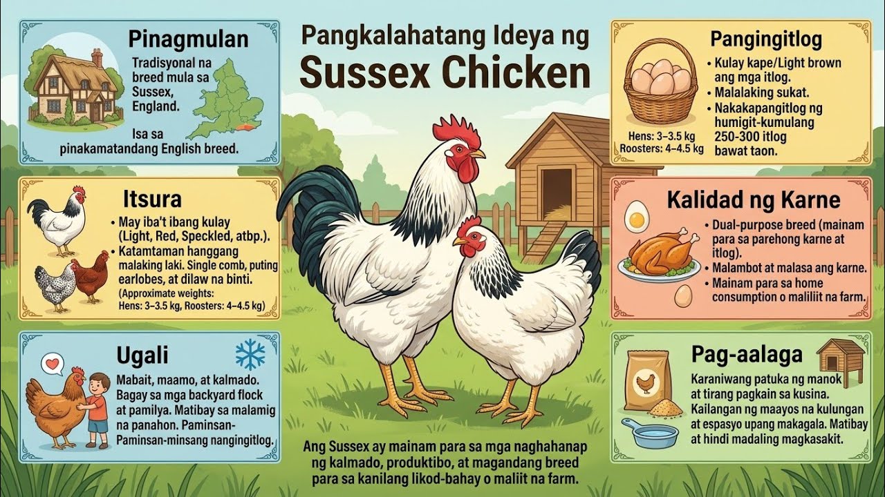 Pagkilala sa Sussex Chicken | Lahat ng Dapat Malaman