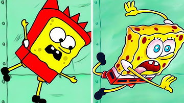 SpongeBob Removing a Splinter vs Incredibox Sprunki Funny Animation