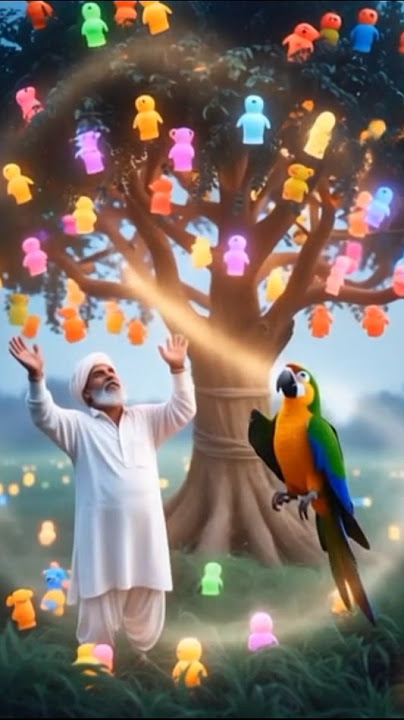 Jab tak parrot tha… sab kuch tha!'#shorts  #storyshorts  #emotionalstory  #magictree  #parrotstory