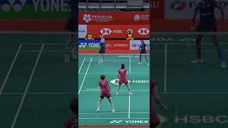 NOTCRICKET #badminton  #shorts #sportslovers  #korea  vs #Malaysia.  Last 20 sec is 'Wow'