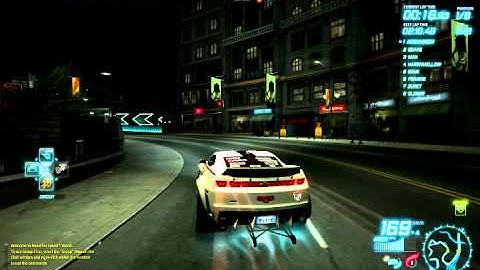NFS World - Campbell Tunnel - Camaro ZL1 Elite, No Powerups
