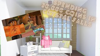 All my Pets Got Deleted so I Spent 30,000 Coins in Roblox Crystal Falls!