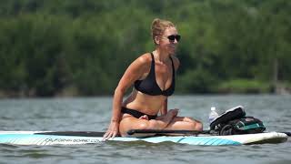 2020-07-25 SUP Yoga at Wagon Train Lake