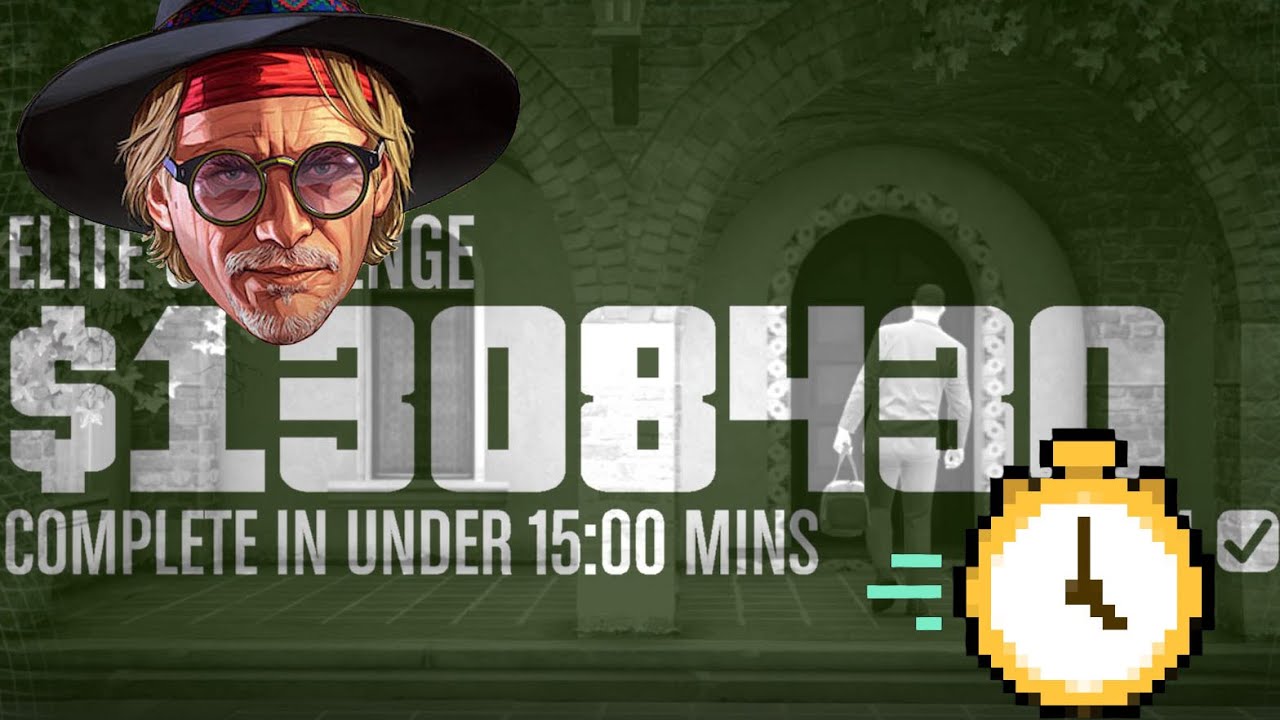 GTA Online Cayo Perico Heist SOLO Elite Challenge Speed Run