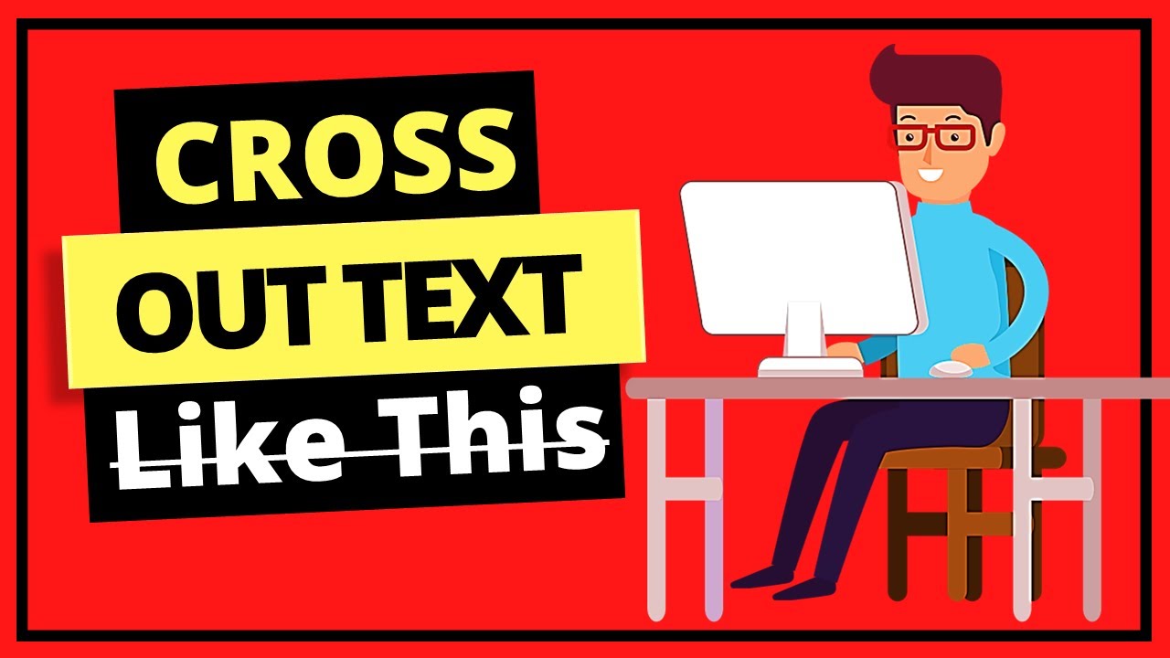 Out txt. Crossed out text. Crossing out. How to Cross. Textout.