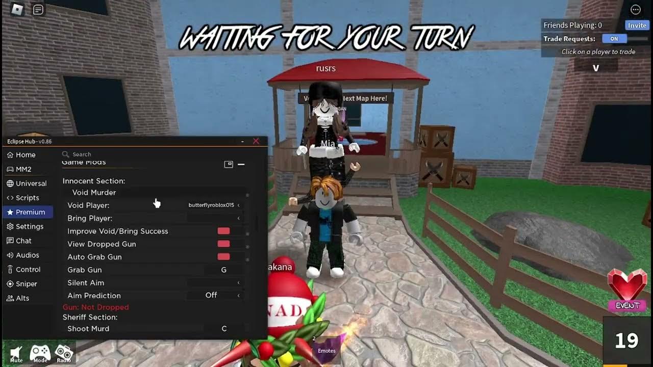 Murder Mystery Script [Autofarm, Kill all, Kick player, Aimbot] + MORE