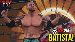 WWE 2K18 Exclusive: BATISTA OFFICIAL ENTRANCE! (WrestleMania 33 Arena!)