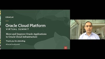 Move and Improve Oracle Applications to Oracle Cloud Infrastructure