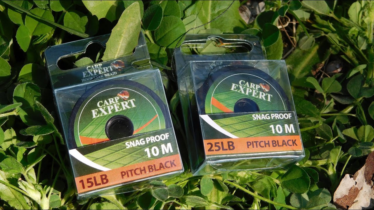 Carp Expert Snag Proof Pitch Black előkezsinór 10m YouTube