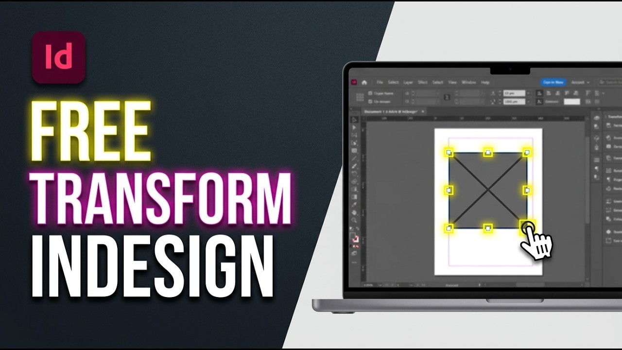 How to Free Transform in Adobe InDesign 2026 (Simple Step) - YouTube