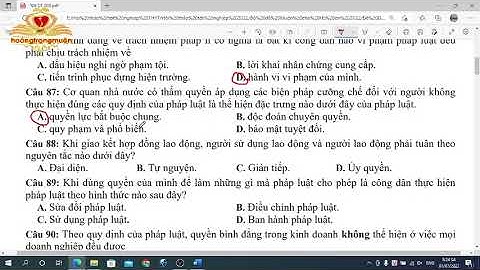 Chữa Đề Ôn Thi Tốt Nghiệp THPT 2022 Theo Ma Trận Đề Tham Khảo Của Bộ GD│Môn GDCD đề DTB 005