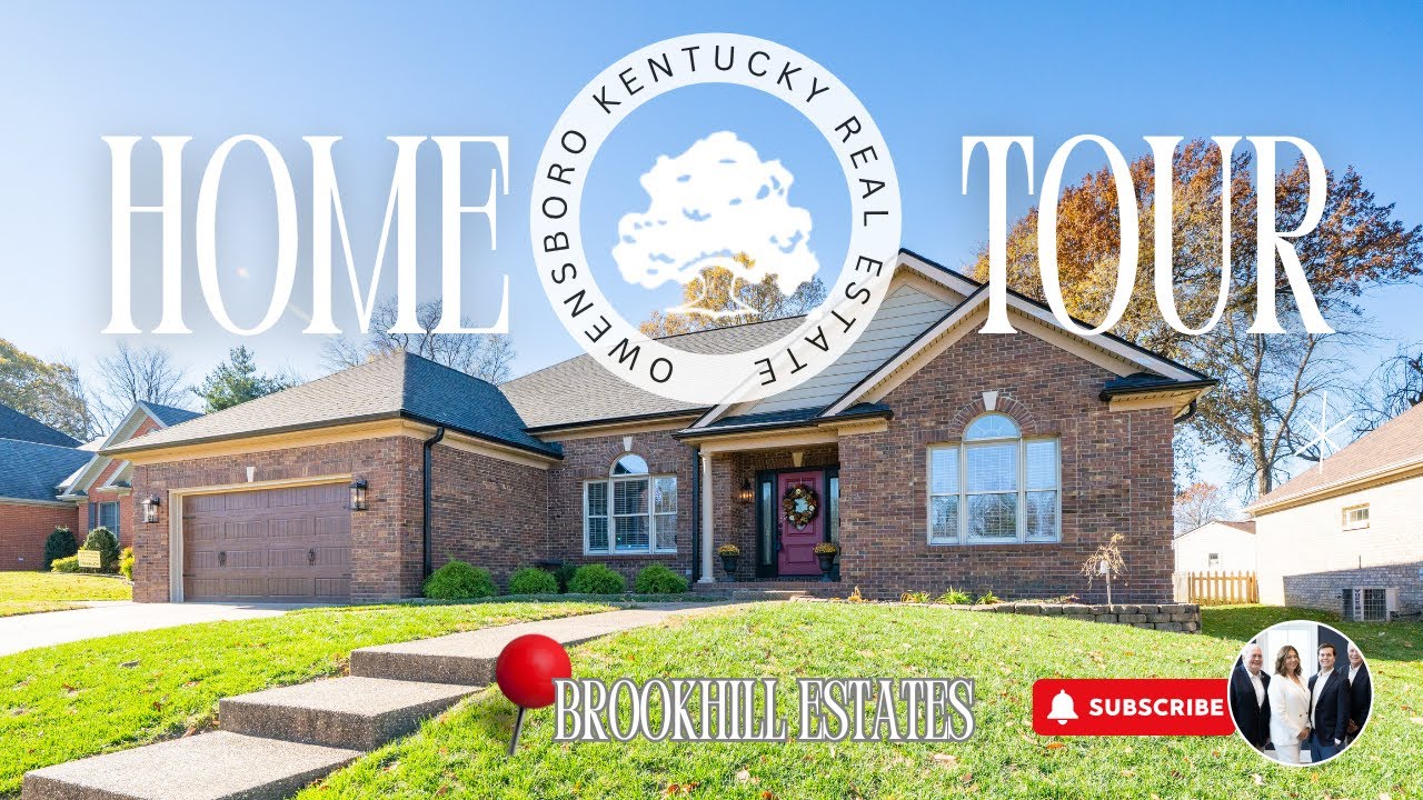Brookhill Estates Owensboro Kentucky 3 bedroom 2 bath Spacious Brick Home For Sale
