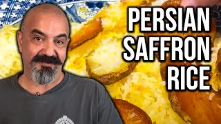 Persian Saffron Rice: In-depth Recipe! دستور کامل پخت برنج زعفرانی ایرانی