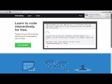 Introduction to Codecademy
