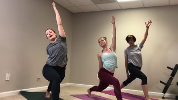 45 minute Power Flow - Revolved Half Moon to Moonrise Variations