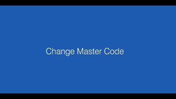 Change Master Code