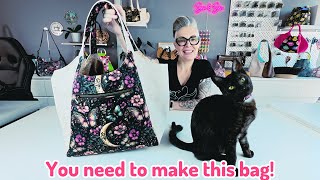 This tote bag is my new FAVOURITE pattern!