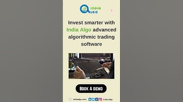Invest smarter with India Algo advanced algo trading software #shorts #indiaalgo #tradingshorts