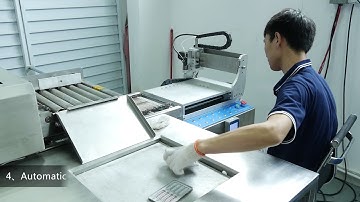 Soft PVC double sides zipper puller production line