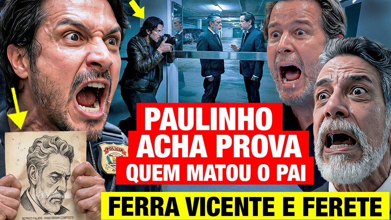 TRÊS GRAÇAS: SEGUNDA - PAULINHO ENCONTRA VICENTE E DESCOBRE SEGREDO DE FERETE! - NOVELA TRÊS GRAÇAS