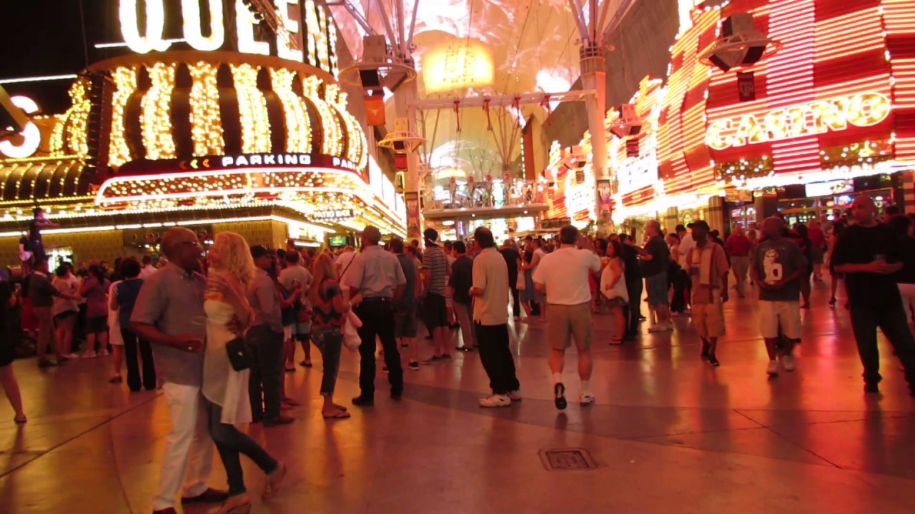 Happy in Las Vegas!! True Story on Fremont Street. Fremont Street 2017