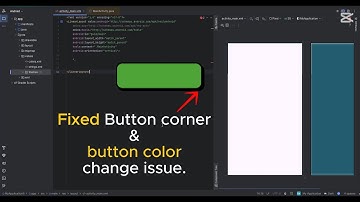 HOW TO FIX ANDROID STUDIO BUTTON NOT CHANGING COLOR and CORNER 2025 NEW VERSION