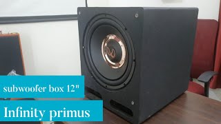 INFINITY PRIMUS 1270 SUBWOOFER BOX |12" TESTING VIDEO |MALAYALAM