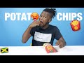 Jamaicans Try St Mary's Potato Chips (Fire) 🌶