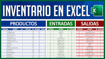 Aprende a Crear un Inventario en Excel ✅ Control de Stock (Entradas y Salidas)