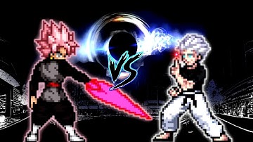 Goku Black (all form) V3 (Inseph) (New) VS Manga Gojo V4 in Jump Force Mugen